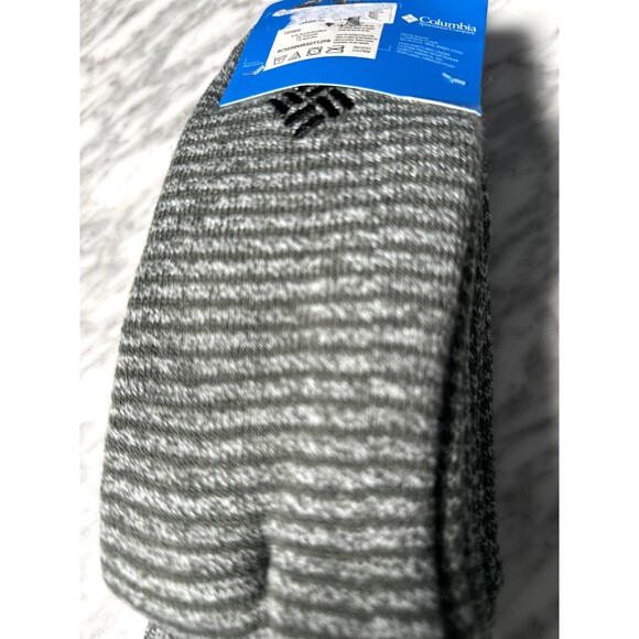 Columbia Men's 2 Pairs Soft Warm Fleece Inside Crew Socks  Size 6-12 Gray NEW - Picture 5 of 6